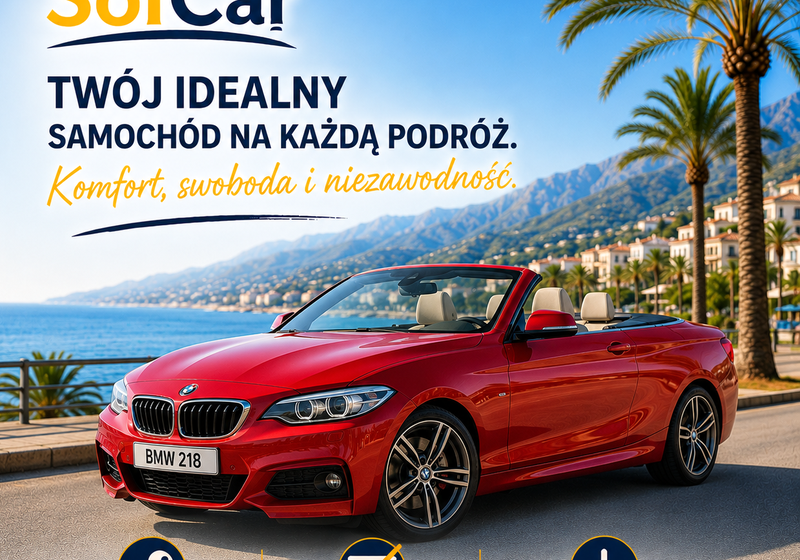 Samochód kabriolet do wynajęcia w motomalaga.com